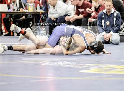 Thumbnail 1 in NYSPHSAA Wrestling Dual Finals Round 3 (John Glenn vs Chautauqua Lake) photogallery.