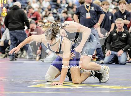 Thumbnail 1 in NYSPHSAA Wrestling Dual Finals Round 3 (John Glenn vs Chautauqua Lake) photogallery.