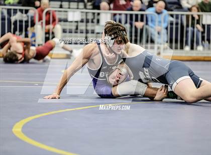 Thumbnail 1 in NYSPHSAA Wrestling Dual Finals Round 3 (John Glenn vs Chautauqua Lake) photogallery.