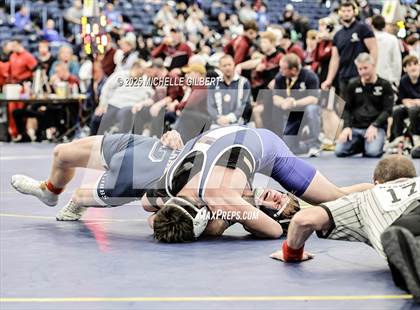 Thumbnail 1 in NYSPHSAA Wrestling Dual Finals Round 3 (John Glenn vs Chautauqua Lake) photogallery.