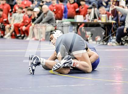 Thumbnail 1 in NYSPHSAA Wrestling Dual Finals Round 3 (John Glenn vs Chautauqua Lake) photogallery.