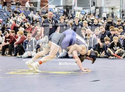 Thumbnail 1 in NYSPHSAA Wrestling Dual Finals Round 3 (John Glenn vs Chautauqua Lake) photogallery.