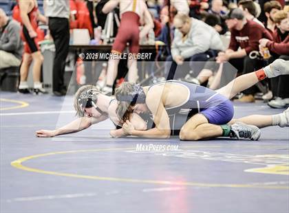 Thumbnail 2 in NYSPHSAA Wrestling Dual Finals Round 3 (John Glenn vs Chautauqua Lake) photogallery.