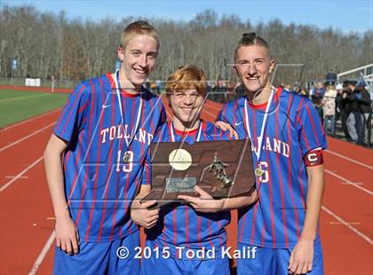 Thumbnail 2 in Bacon Academy vs Tolland (CIAC Class M Final) photogallery.