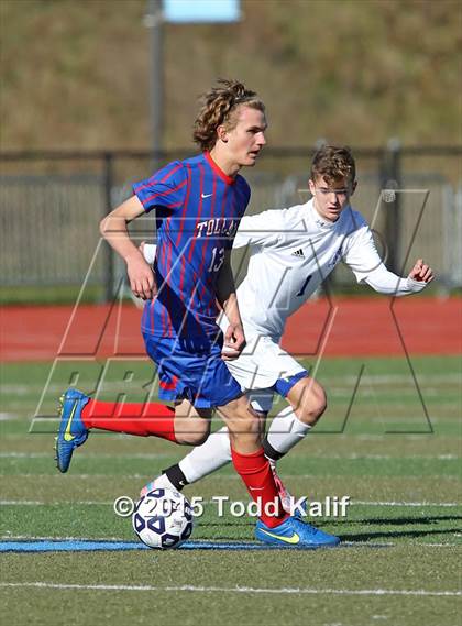 Thumbnail 3 in Bacon Academy vs Tolland (CIAC Class M Final) photogallery.