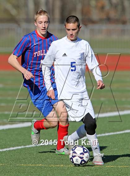 Thumbnail 3 in Bacon Academy vs Tolland (CIAC Class M Final) photogallery.