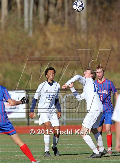 Thumbnail 2 in Bacon Academy vs Tolland (CIAC Class M Final) photogallery.