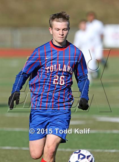 Thumbnail 2 in Bacon Academy vs Tolland (CIAC Class M Final) photogallery.