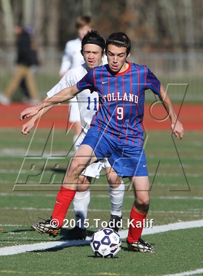 Thumbnail 3 in Bacon Academy vs Tolland (CIAC Class M Final) photogallery.