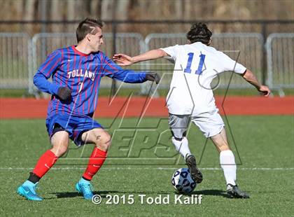 Thumbnail 2 in Bacon Academy vs Tolland (CIAC Class M Final) photogallery.