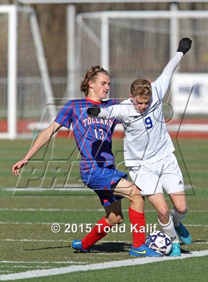 Thumbnail 2 in Bacon Academy vs Tolland (CIAC Class M Final) photogallery.