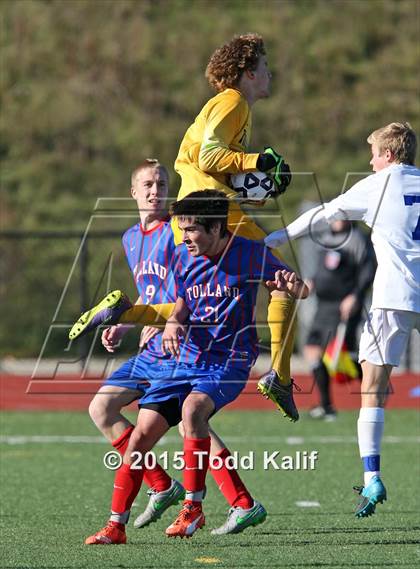 Thumbnail 2 in Bacon Academy vs Tolland (CIAC Class M Final) photogallery.