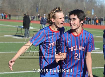 Thumbnail 3 in Bacon Academy vs Tolland (CIAC Class M Final) photogallery.