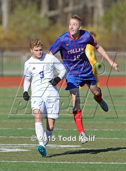 Thumbnail 3 in Bacon Academy vs Tolland (CIAC Class M Final) photogallery.