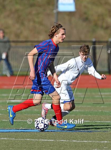 Thumbnail 2 in Bacon Academy vs Tolland (CIAC Class M Final) photogallery.