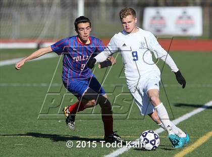 Thumbnail 3 in Bacon Academy vs Tolland (CIAC Class M Final) photogallery.
