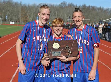 Thumbnail 3 in Bacon Academy vs Tolland (CIAC Class M Final) photogallery.