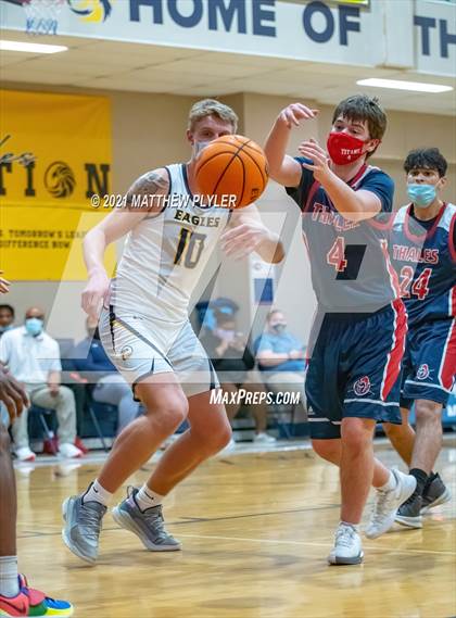 Thumbnail 1 in Thales Academy - Apex vs Northwood Temple Academy (NCISAA 2A State Tournament - First Round) photogallery.