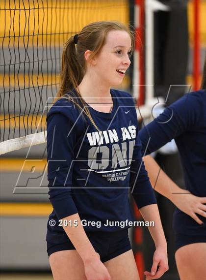 Thumbnail 1 in Redwood vs. Marin Catholic (MCAL Championship) photogallery.