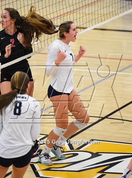 Thumbnail 1 in Redwood vs. Marin Catholic (MCAL Championship) photogallery.