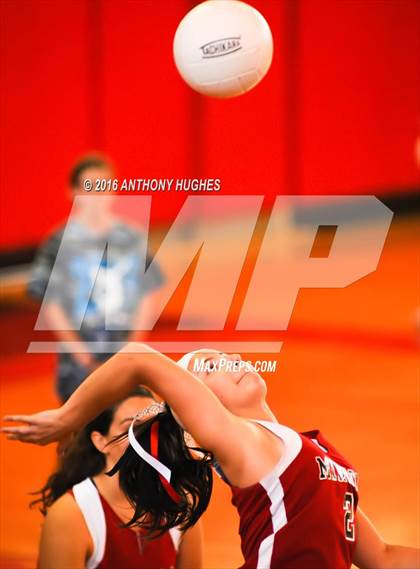 Thumbnail 2 in Mineola vs Manhasset (Mineola Volleyball Tournament) photogallery.
