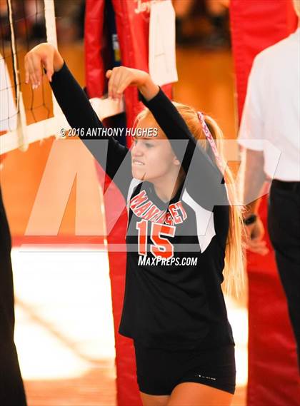 Thumbnail 1 in Mineola vs Manhasset (Mineola Volleyball Tournament) photogallery.