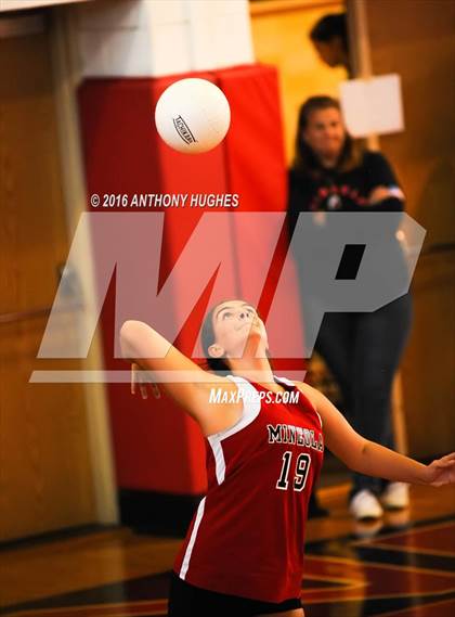 Thumbnail 2 in Mineola vs Manhasset (Mineola Volleyball Tournament) photogallery.