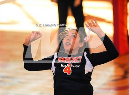 Thumbnail 2 in Mineola vs Manhasset (Mineola Volleyball Tournament) photogallery.
