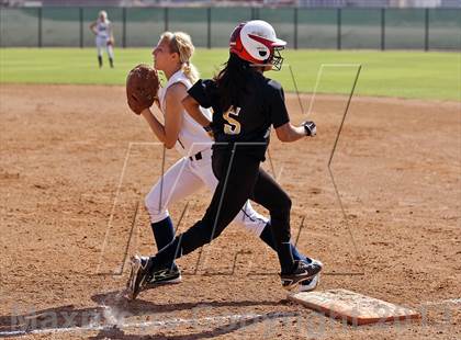 Thumbnail 3 in Frazier Mountain vs Foothill (Mira Monte Invitational) photogallery.