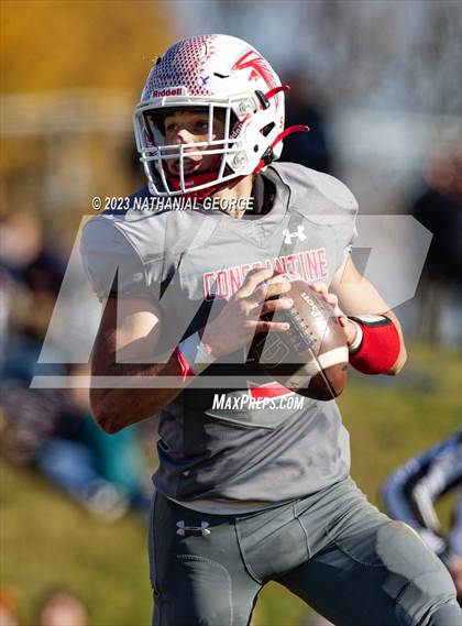 Thumbnail 2 in Ovid-Elsie @ Constantine (MHSAA Division 6 Quarterfinal) photogallery.