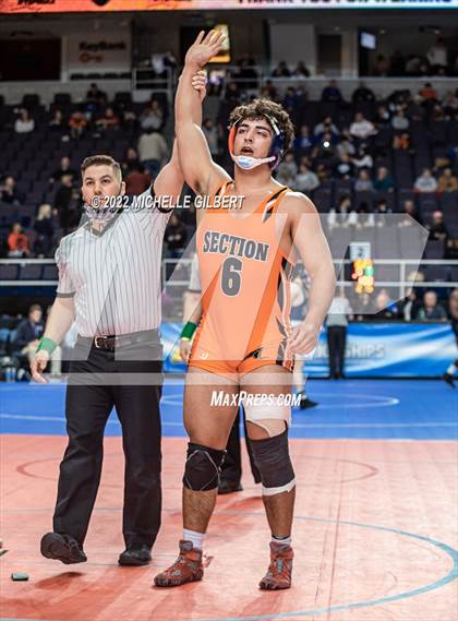 Thumbnail 3 in NYSPHSAA D2 State Championship Wrestling 3rd and 4th Place  photogallery.
