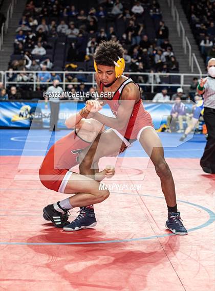 Thumbnail 1 in NYSPHSAA D2 State Championship Wrestling 3rd and 4th Place  photogallery.