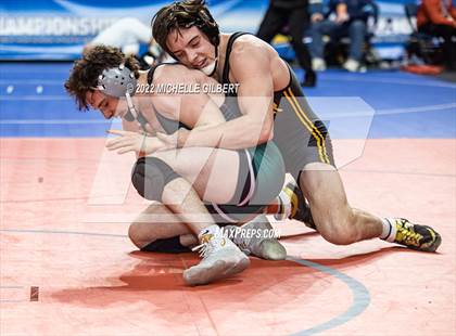 Thumbnail 1 in NYSPHSAA D2 State Championship Wrestling 3rd and 4th Place  photogallery.