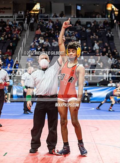 Thumbnail 2 in NYSPHSAA D2 State Championship Wrestling 3rd and 4th Place  photogallery.