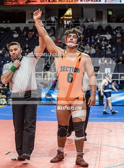 Thumbnail 1 in NYSPHSAA D2 State Championship Wrestling 3rd and 4th Place  photogallery.
