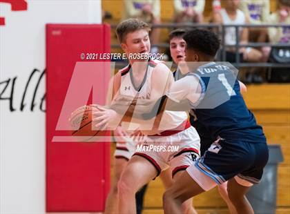 Thumbnail 2 in Hargrave vs Liberty Christian (2021 Chicken Express Holiday Extravaganza) photogallery.