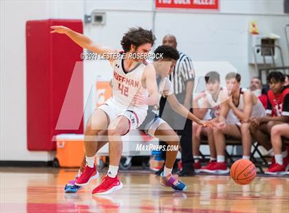 Thumbnail 1 in Hargrave vs Liberty Christian (2021 Chicken Express Holiday Extravaganza) photogallery.