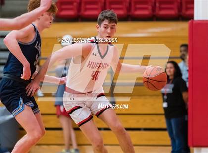 Thumbnail 2 in Hargrave vs Liberty Christian (2021 Chicken Express Holiday Extravaganza) photogallery.