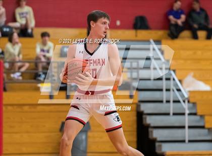 Thumbnail 1 in Hargrave vs Liberty Christian (2021 Chicken Express Holiday Extravaganza) photogallery.