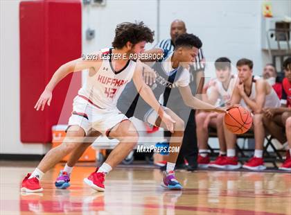 Thumbnail 2 in Hargrave vs Liberty Christian (2021 Chicken Express Holiday Extravaganza) photogallery.