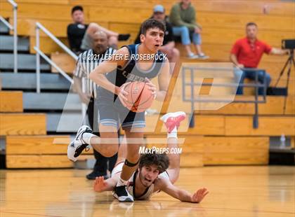 Thumbnail 1 in Hargrave vs Liberty Christian (2021 Chicken Express Holiday Extravaganza) photogallery.