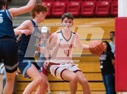 Thumbnail 3 in Hargrave vs Liberty Christian (2021 Chicken Express Holiday Extravaganza) photogallery.