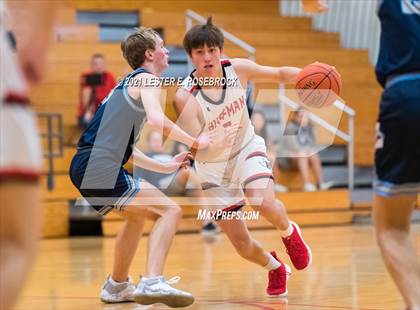 Thumbnail 2 in Hargrave vs Liberty Christian (2021 Chicken Express Holiday Extravaganza) photogallery.