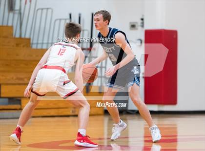 Thumbnail 1 in Hargrave vs Liberty Christian (2021 Chicken Express Holiday Extravaganza) photogallery.