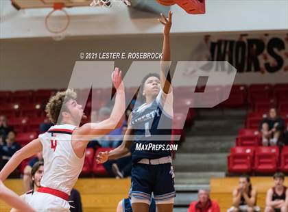 Thumbnail 3 in Hargrave vs Liberty Christian (2021 Chicken Express Holiday Extravaganza) photogallery.