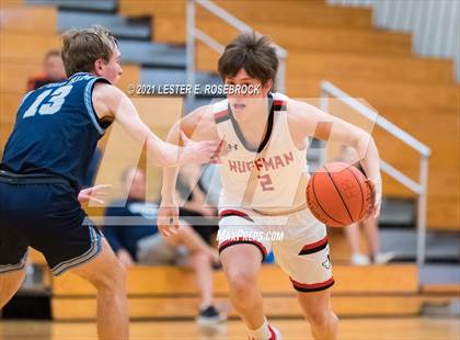 Thumbnail 2 in Hargrave vs Liberty Christian (2021 Chicken Express Holiday Extravaganza) photogallery.