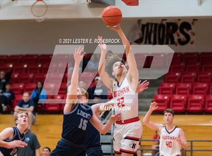 Thumbnail 2 in Hargrave vs Liberty Christian (2021 Chicken Express Holiday Extravaganza) photogallery.
