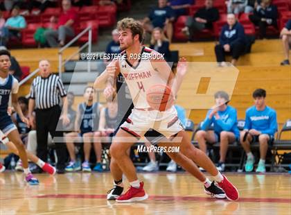 Thumbnail 2 in Hargrave vs Liberty Christian (2021 Chicken Express Holiday Extravaganza) photogallery.