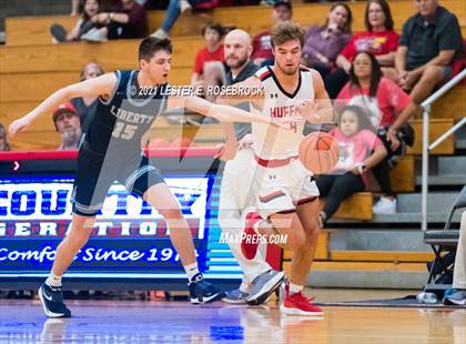 Thumbnail 2 in Hargrave vs Liberty Christian (2021 Chicken Express Holiday Extravaganza) photogallery.