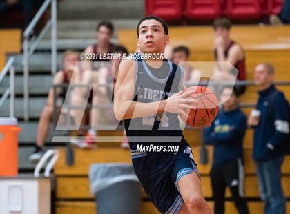 Thumbnail 3 in Hargrave vs Liberty Christian (2021 Chicken Express Holiday Extravaganza) photogallery.